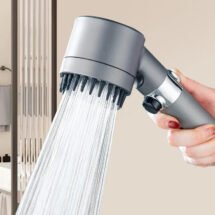 3-Mode High-Pressure Shower Head for a Spa-Like Experience