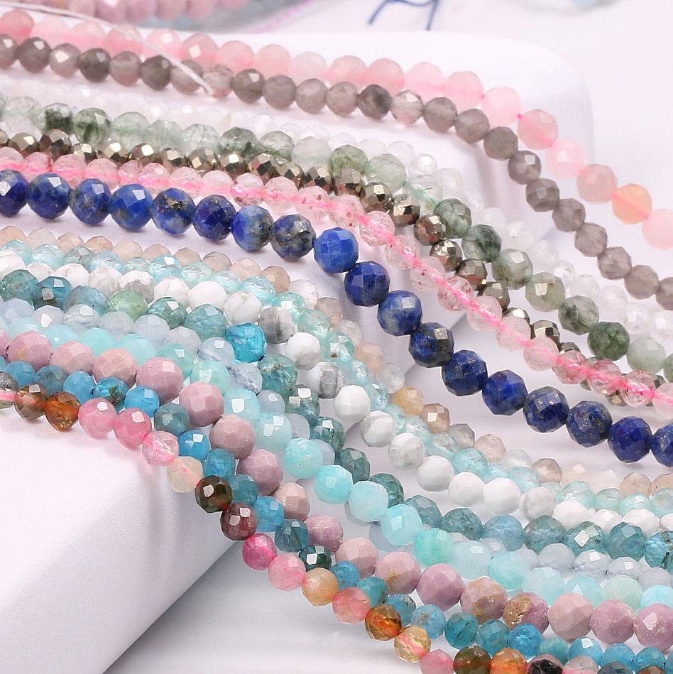 Faceted Gemstone Beads Amethyst Garnet - Image 10