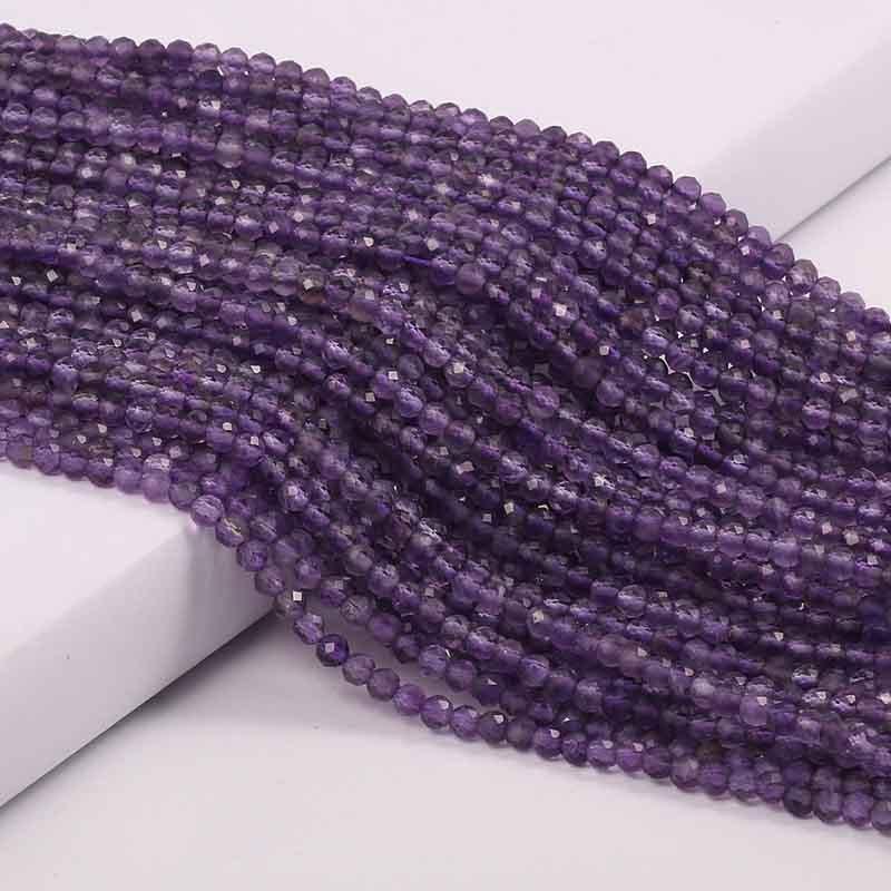 Faceted Gemstone Beads Amethyst Garnet - Image 6