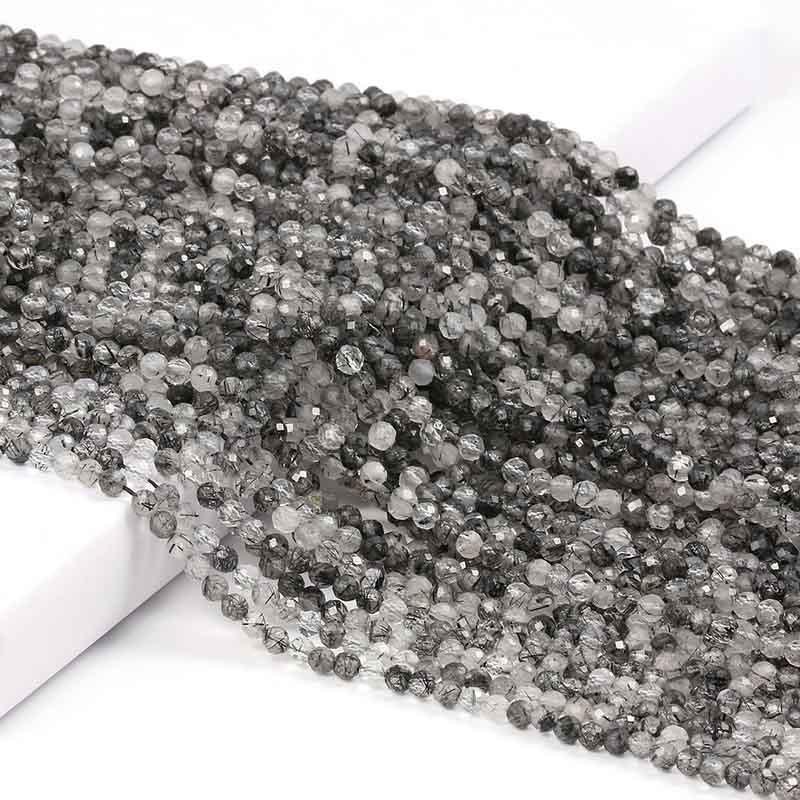 Faceted Gemstone Beads Amethyst Garnet - Image 17