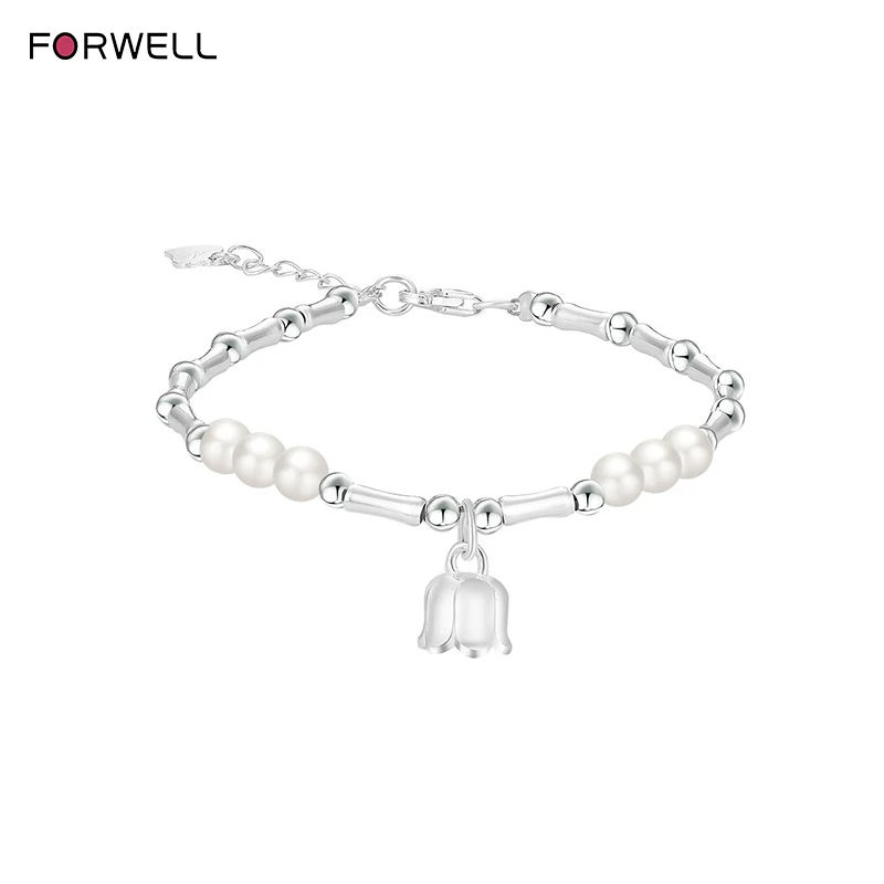 FORWELL Natural Freshwater Pearl Jewelry Set Young Girls Elegant Gift - Image 5