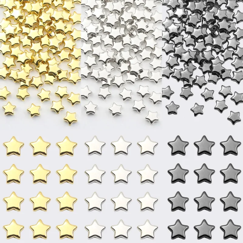 Golden Star CCB Spacer Beads