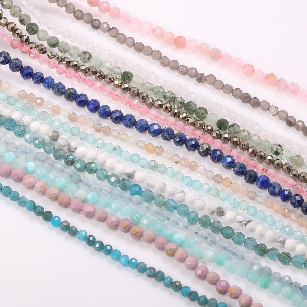 Faceted Gemstone Beads Amethyst Garnet - Image 35