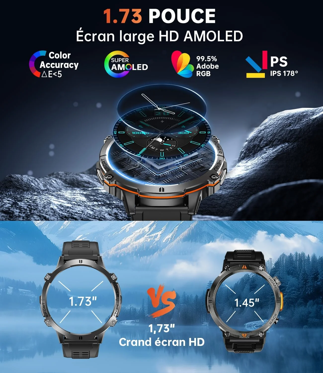 OUKITEL BT13 AMOLED Smartwatch - Image 2
