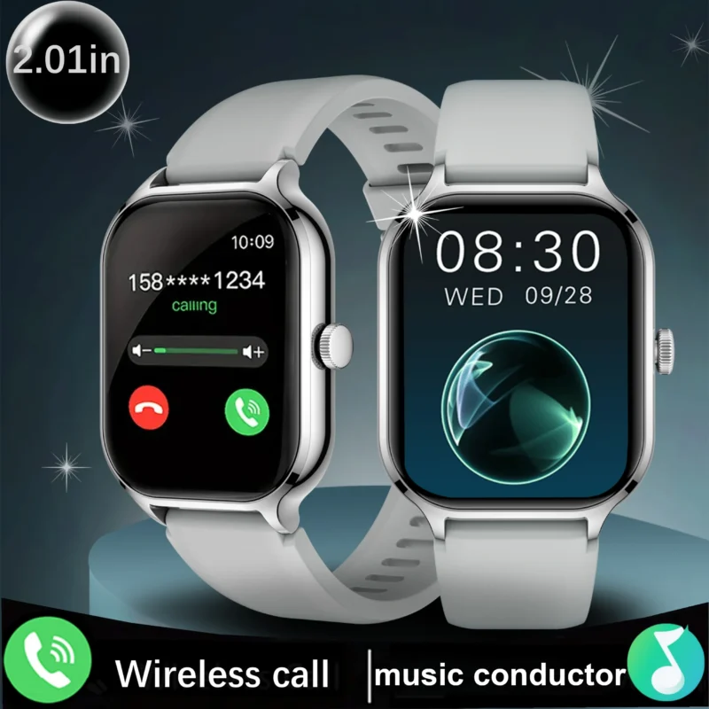 Smartwatch with Wireless Calling & Multi-Sport Modes for iPhone & Android