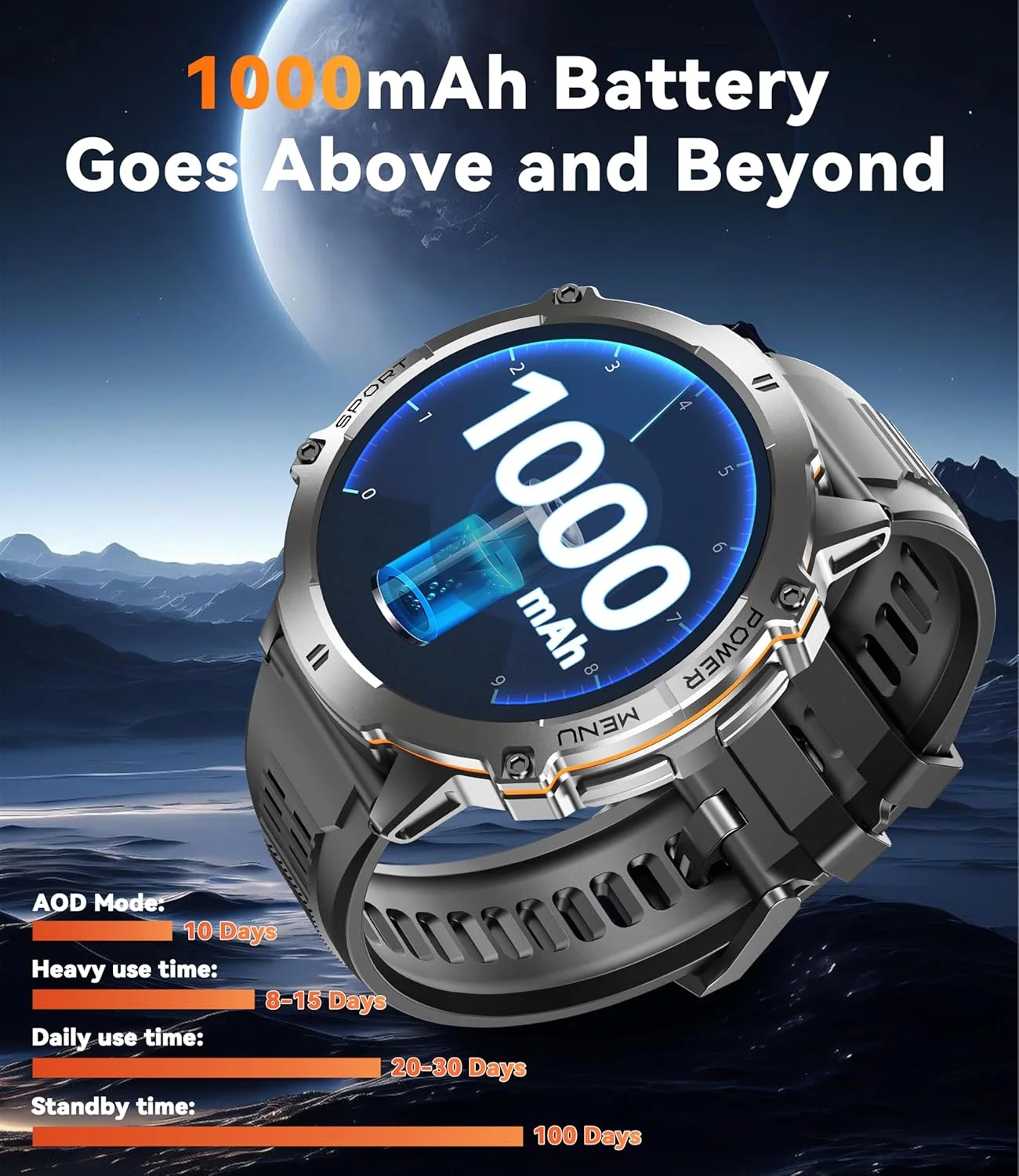 OUKITEL BT13 AMOLED Smartwatch - Image 5
