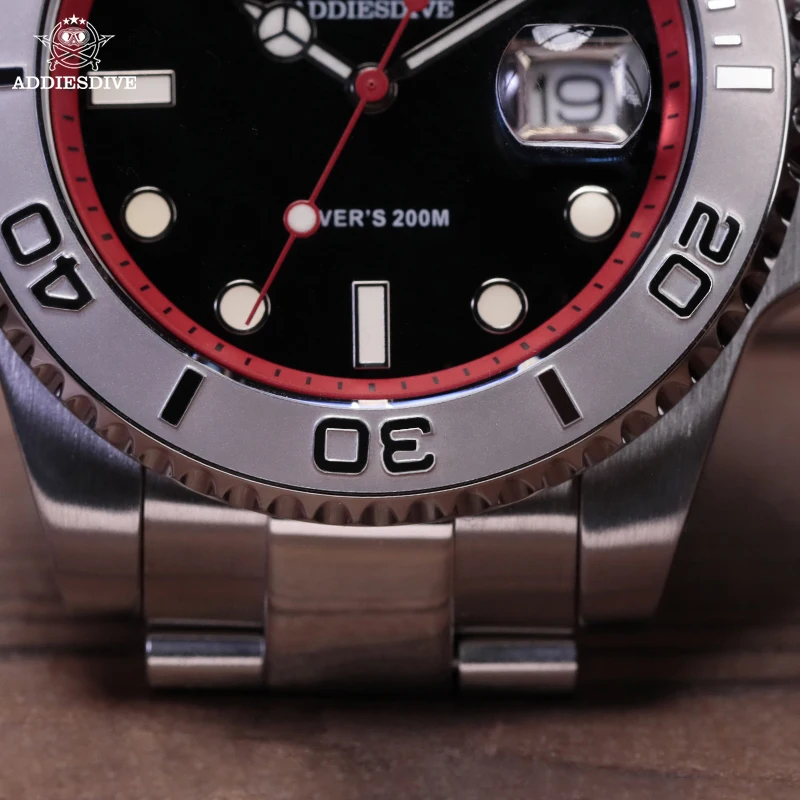 ADDIESDIVE 41mm Men’s Quartz Watch – 200M Waterproof Luminous - Image 4