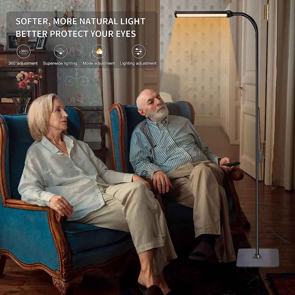 Eye-Friendly Reading Lamp - Dimmable Gooseneck Adjustable Gooseneck Floor Lamp - Targeted Warm Light Slim Dimmable Floor Lamp - Flexible Gooseneck Design 7 Eye-Friendly Reading Lamp - Dimmable Gooseneck Adjustable Gooseneck Floor Lamp - Targeted Warm Light Slim Dimmable Floor Lamp - Flexible Gooseneck Design - Image 7