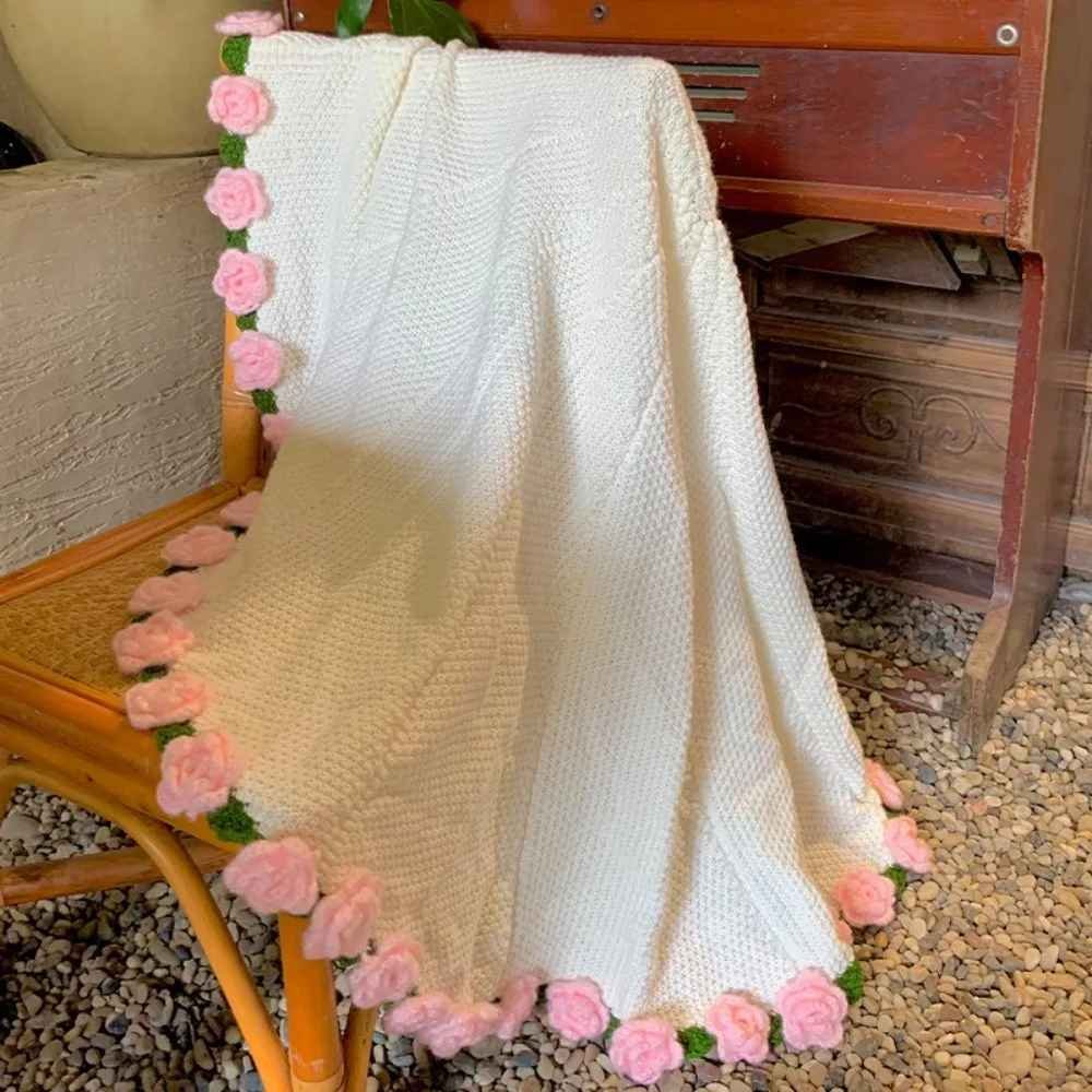 Crocheted Rose Bouquet Throw - Art Heirloom - Image 17
