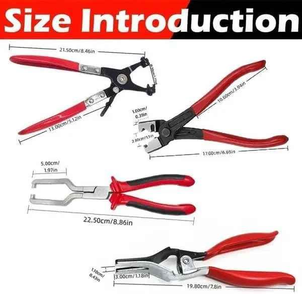 Precise Hose Clamp Pliers Set for Tight Engine Bays Mechanics' Hose Clamp Pliers - No Slip, No Damage Multi-Angle Hose Clamp Pliers for Fuel Lines 5 Precise Hose Clamp Pliers Set for Tight Engine Bays Mechanics' Hose Clamp Pliers - No Slip, No Damage Multi-Angle Hose Clamp Pliers for Fuel Lines - Image 5