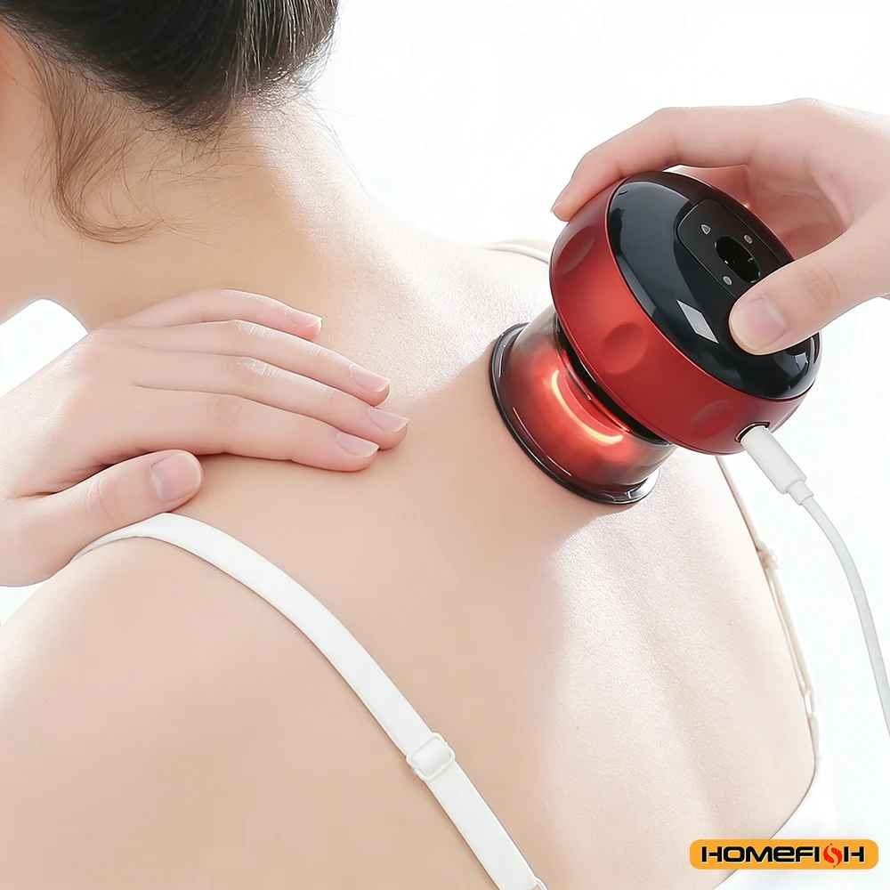 Deep Pain Relief Cupping Massager w/ Heat & Gua Sha - Image 7