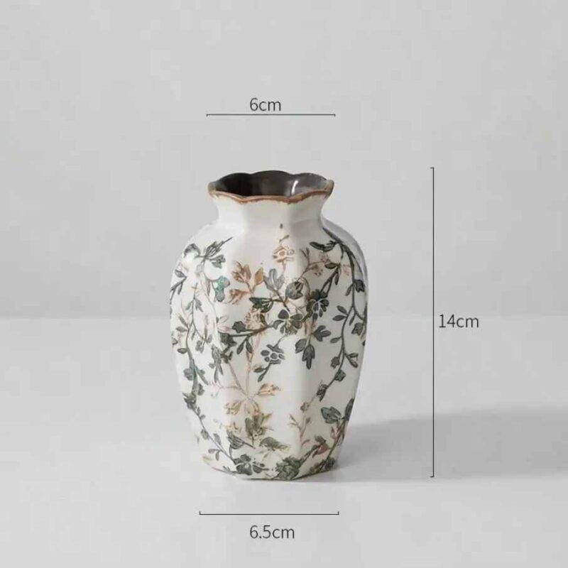 Hand-Crafted Ceramic Vase: Crackle Glaze - Image 2