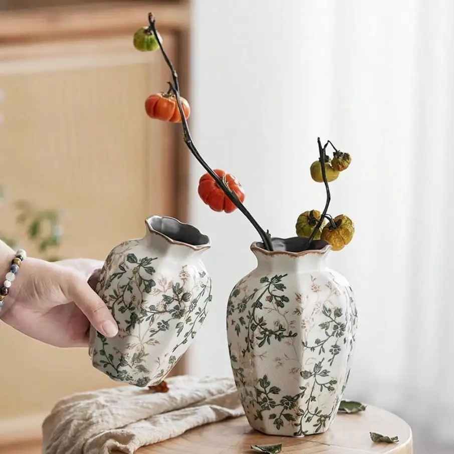 Transform Your Space: Ice-Cracked Ceramic Vase Antique Blue Ceramic Vase for Zen Home Decor Hand-Crafted Ceramic Vase - Heirloom Crackle Glaze 4 Transform Your Space: Ice-Cracked Ceramic Vase Antique Blue Ceramic Vase for Zen Home Decor Hand-Crafted Ceramic Vase - Heirloom Crackle Glaze - Image 4