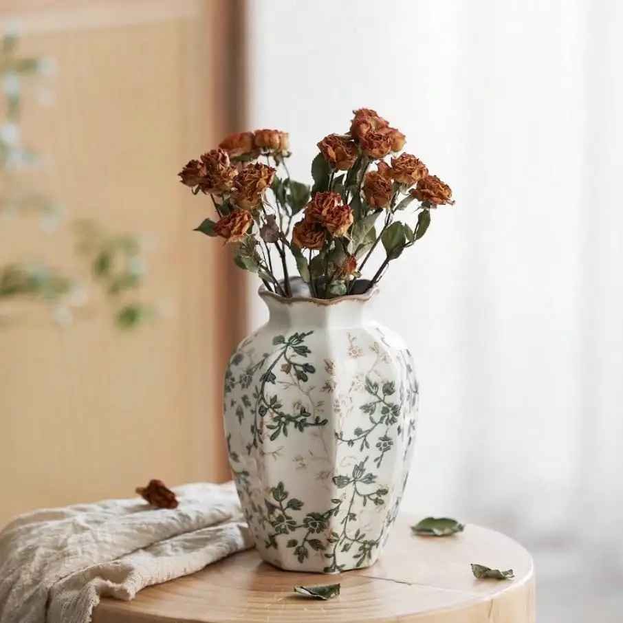 Transform Your Space: Ice-Cracked Ceramic Vase Antique Blue Ceramic Vase for Zen Home Decor Hand-Crafted Ceramic Vase - Heirloom Crackle Glaze 3 Transform Your Space: Ice-Cracked Ceramic Vase Antique Blue Ceramic Vase for Zen Home Decor Hand-Crafted Ceramic Vase - Heirloom Crackle Glaze - Image 3