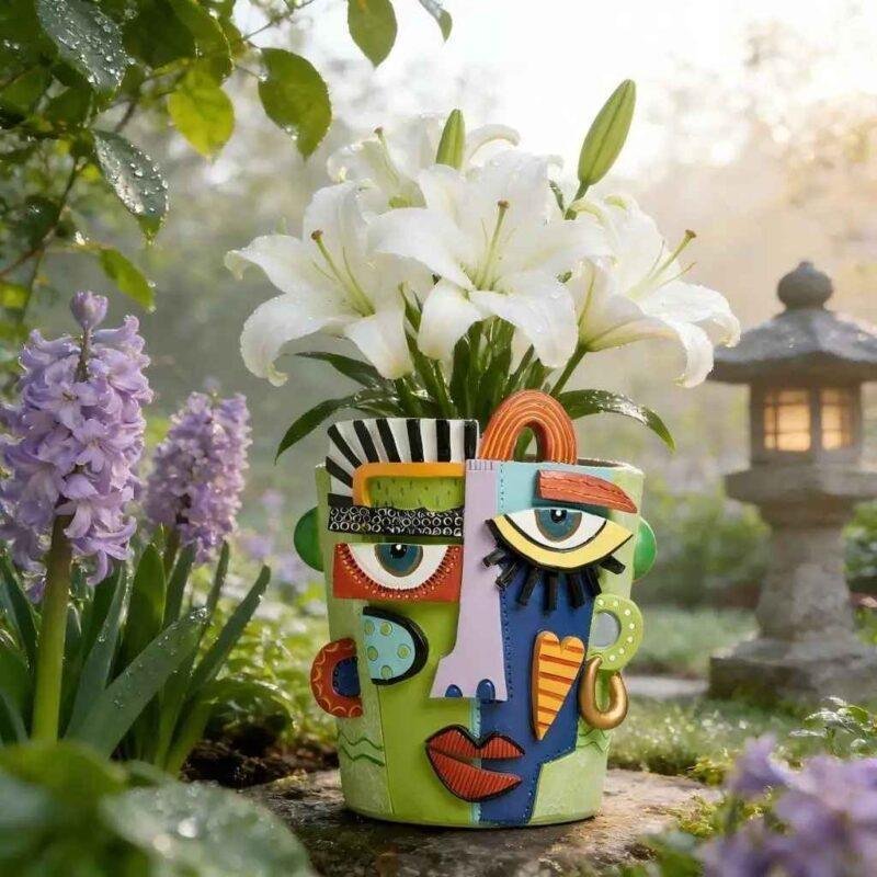 Gallery Decor Picasso Face Planter - Image 2