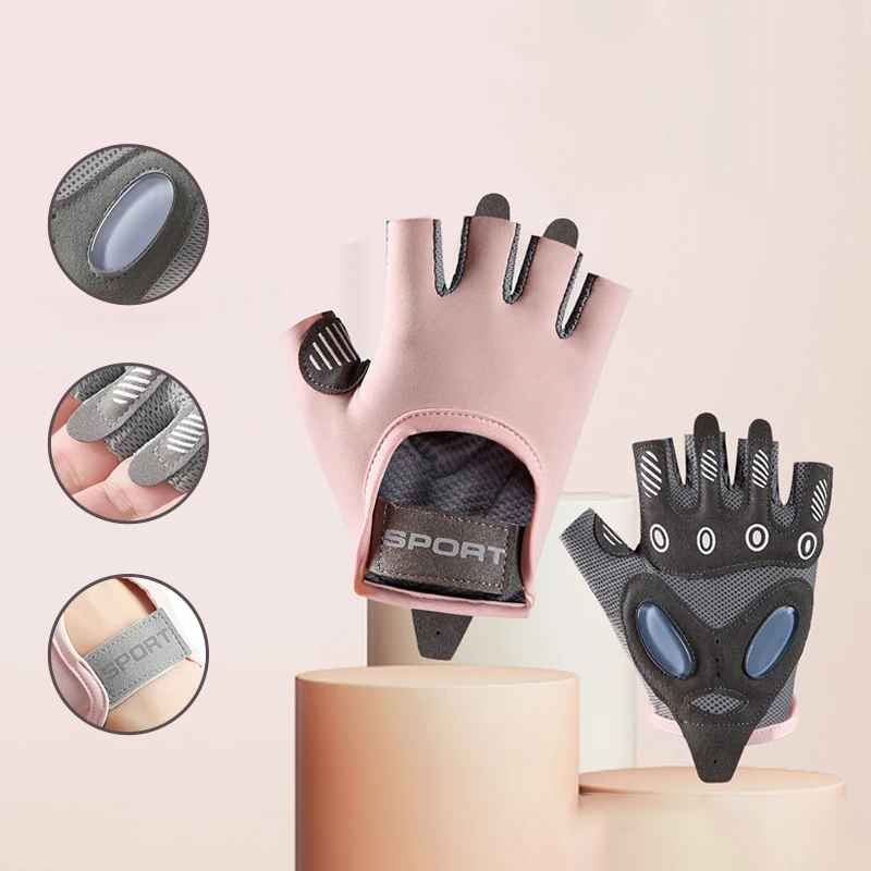 No-Slip Workout Gloves: Ice Silk Grip