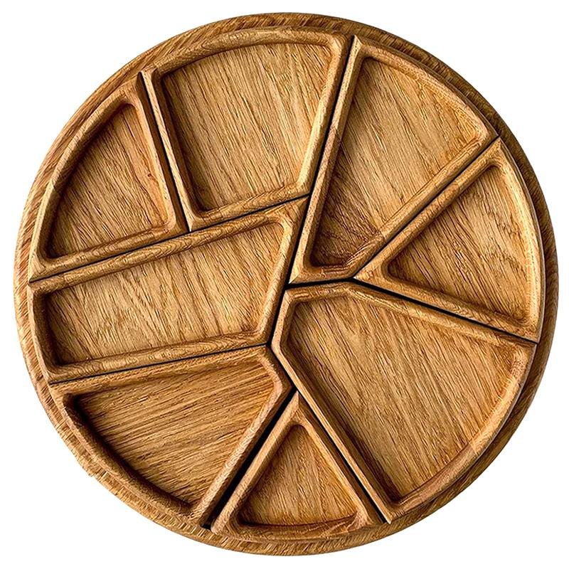 Handmade Divided Wood Serving Round | 1400+ Sold - Image 5