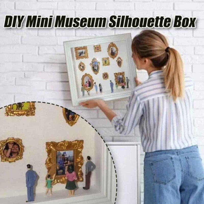 DIY Mini Museum Silhouette Box Memory Display Kit | 450+