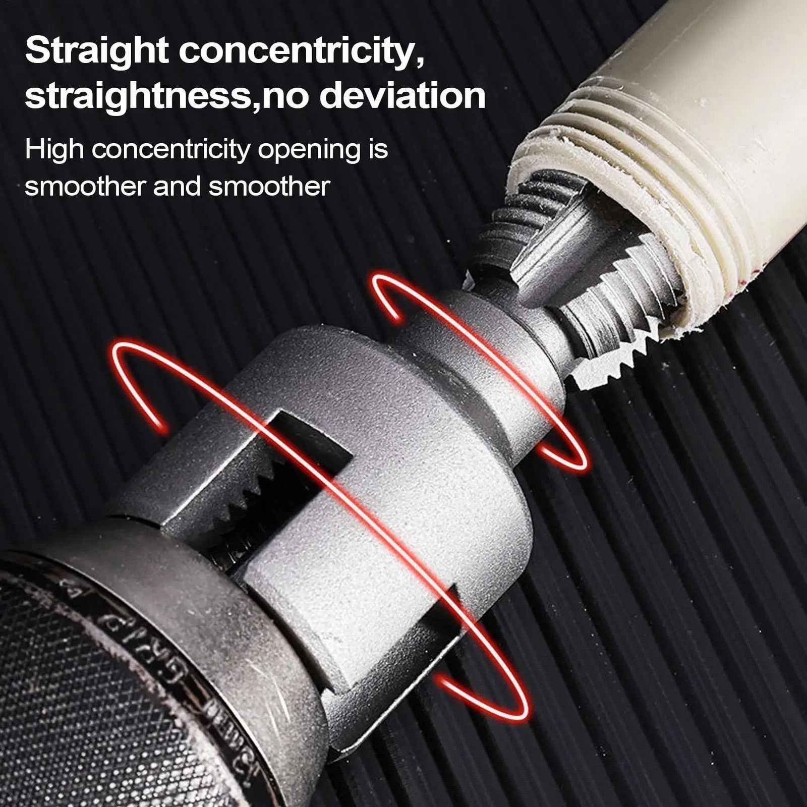Electric PVC Pipe Threading Tool with 1/2 & 3/4 Dies | 115 Sold - Image 5