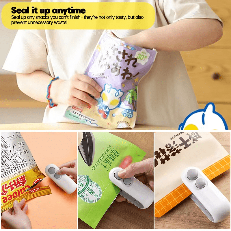 Extend Food Freshness: Rechargeable Airtight Bag Sealer Home Food Sealer: Rechargeable for Airtight Freshness Handheld Airtight Sealer for Extended Food Freshness 2 Extend Food Freshness: Rechargeable Airtight Bag Sealer Home Food Sealer: Rechargeable for Airtight Freshness Handheld Airtight Sealer for Extended Food Freshness - Image 2