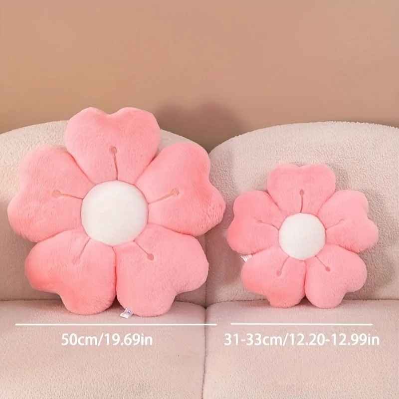 Soft Plush Daisy Flower Throw Pillow - Image 4