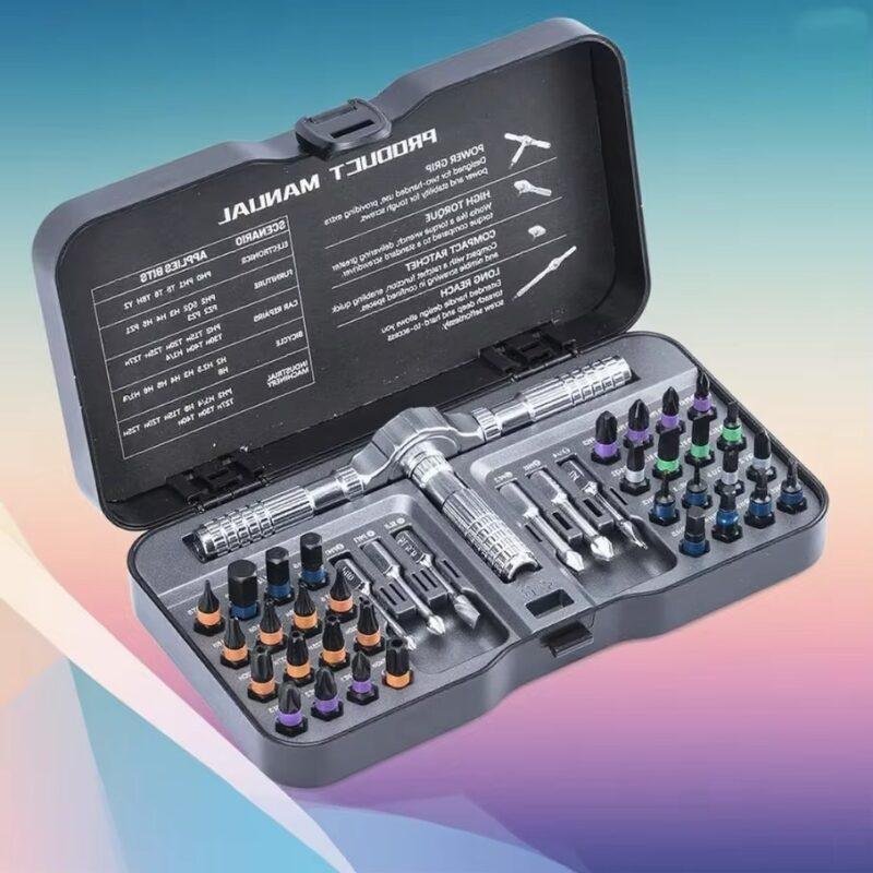 VMAN 66-in-1 Magnetic Ratchet Screwdriver Set | 326 Sold