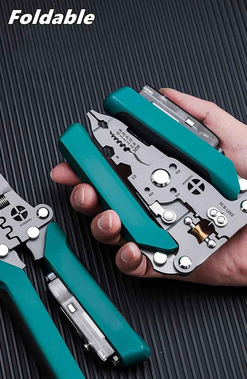 Simplify Wiring: Folding Multi-Tool with Stripper Crimper Electrician Multi-Tool: Pocket-Ready Wire Stripping Folding 4-in-1 Wire Tool for Outlet & Appliance Wiring Pro-Grade Multi-Tool - Pocket Wire Stripper & Crimper 11 Simplify Wiring: Folding Multi-Tool with Stripper Crimper Electrician Multi-Tool: Pocket-Ready Wire Stripping Folding 4-in-1 Wire Tool for Outlet & Appliance Wiring Pro-Grade Multi-Tool - Pocket Wire Stripper & Crimper - Image 11