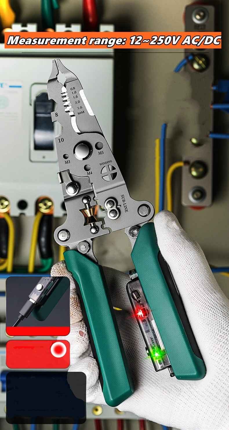Simplify Wiring: Folding Multi-Tool with Stripper Crimper Electrician Multi-Tool: Pocket-Ready Wire Stripping Folding 4-in-1 Wire Tool for Outlet & Appliance Wiring Pro-Grade Multi-Tool - Pocket Wire Stripper & Crimper 4 Simplify Wiring: Folding Multi-Tool with Stripper Crimper Electrician Multi-Tool: Pocket-Ready Wire Stripping Folding 4-in-1 Wire Tool for Outlet & Appliance Wiring Pro-Grade Multi-Tool - Pocket Wire Stripper & Crimper - Image 4