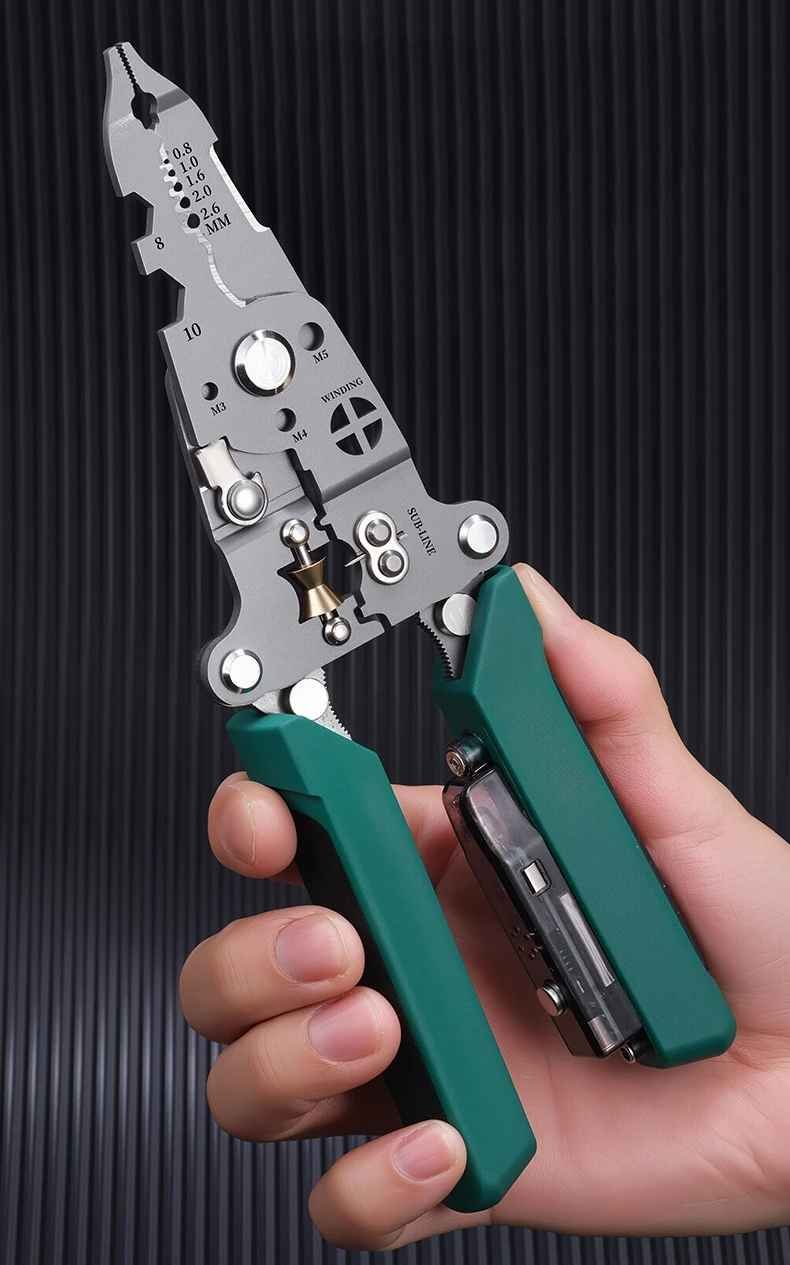 Simplify Wiring: Folding Multi-Tool with Stripper Crimper Electrician Multi-Tool: Pocket-Ready Wire Stripping Folding 4-in-1 Wire Tool for Outlet & Appliance Wiring Pro-Grade Multi-Tool - Pocket Wire Stripper & Crimper 9 Simplify Wiring: Folding Multi-Tool with Stripper Crimper Electrician Multi-Tool: Pocket-Ready Wire Stripping Folding 4-in-1 Wire Tool for Outlet & Appliance Wiring Pro-Grade Multi-Tool - Pocket Wire Stripper & Crimper - Image 9